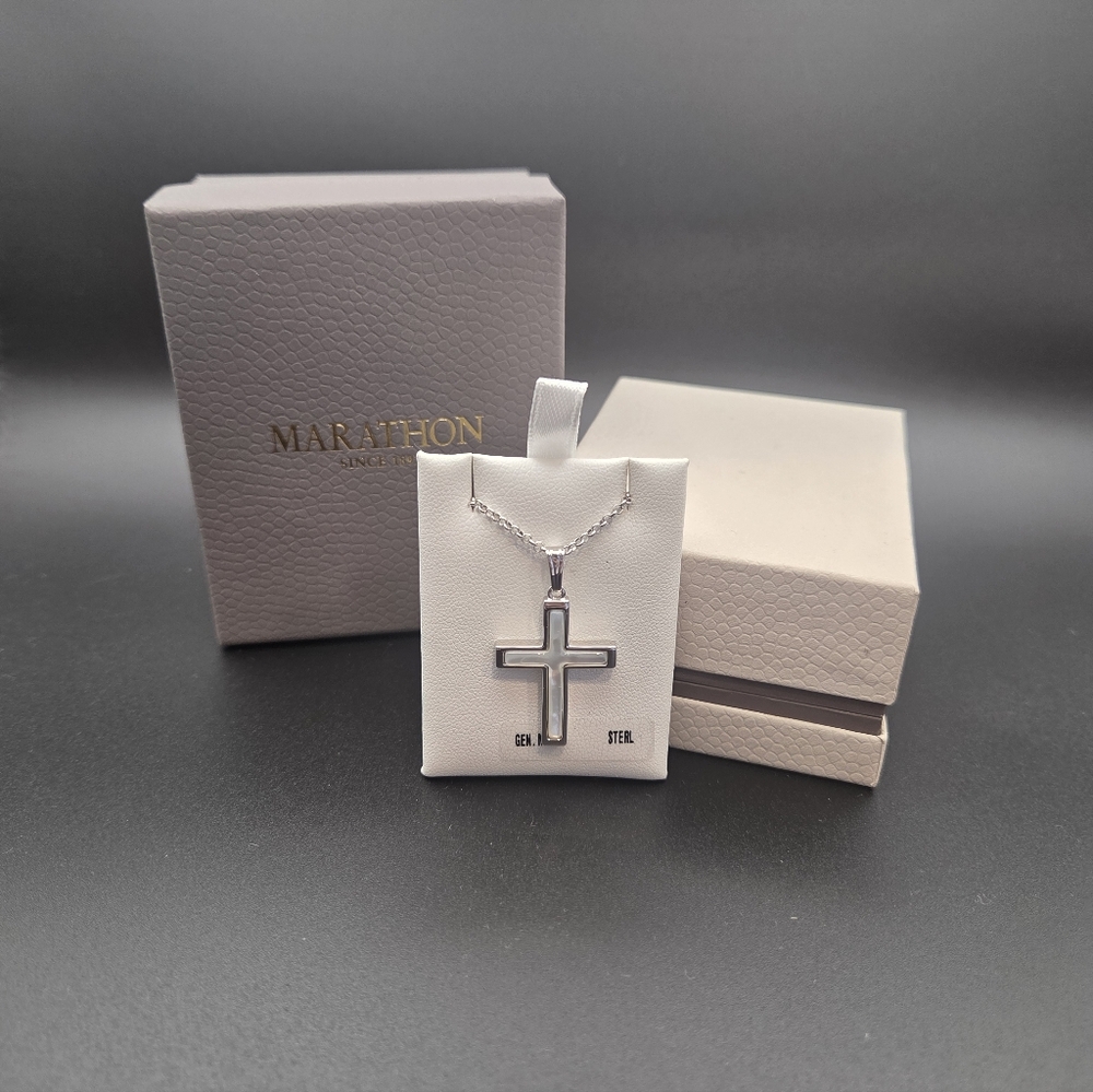 Marathon Cross Necklace
